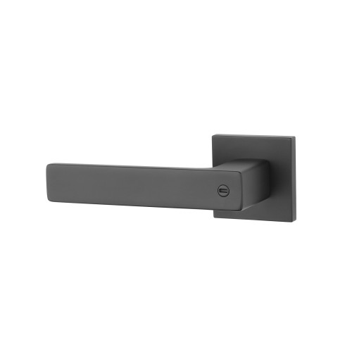 Klamka APRILE ZELKOVA Q LOCK BLACK LEFT – czarny mat, rozeta kwadratowa Q SLIM 7 mm