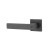 Klamka APRILE ZELKOVA Q LOCK BLACK RIGHT – czarny mat, rozeta kwadratowa Q SLIM 7 mm